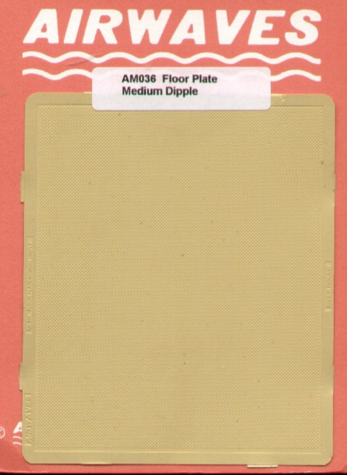 Airwaves (etched) AEM036 1:72 Floor Plate Medium Dimple Pattern