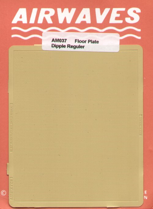 Airwaves (etched) AEM037 1:72 Floor Plate Regular Dimple Pattern