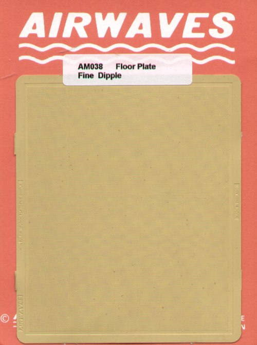 Airwaves (etched) AEM038 1:72 Floor Plate Fine Dimple Pattern