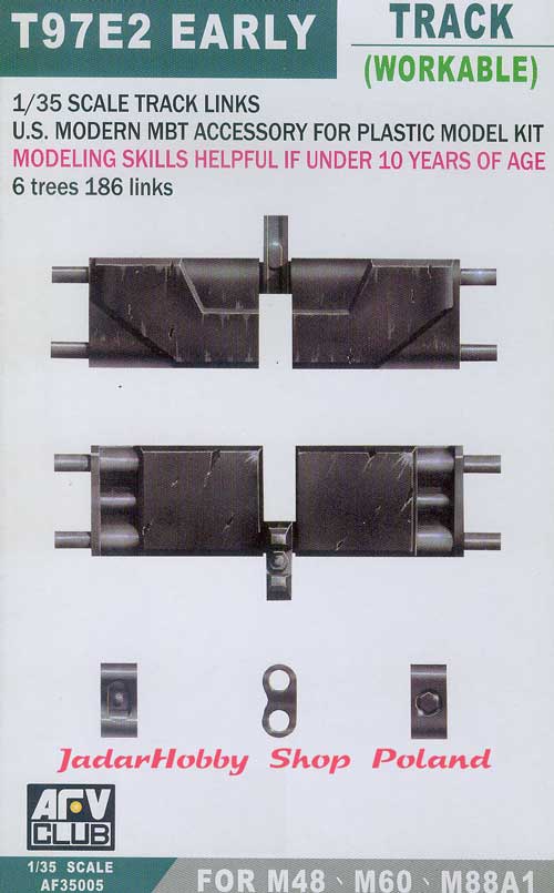 AFV Club AF35005 1:35 U.S. M48 Patton and U.S. M60 Track Links