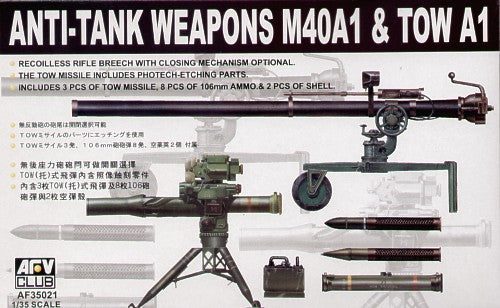 AFV Club AF35021 1:35 Anti-tank weapons (106mm TOW)