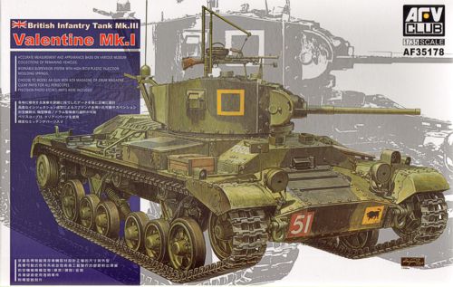 AFV Club AF35178 1:35 Valentine Mk.I Infantry Tank