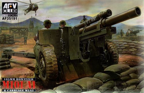 AFV Club AF35191 1:35 M101 A1 Howitzer & M2A2 Carriage.