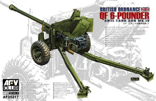 AFV Club AF35217 1:35 QF 6 Pdr Mk.4 British Anti-tank Gun Late