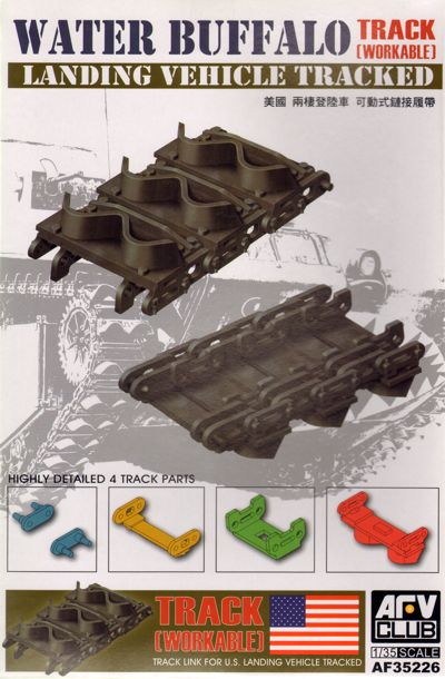 AFV Club AF35226 1:35 LVT-4 Water Buffalo workable tracks