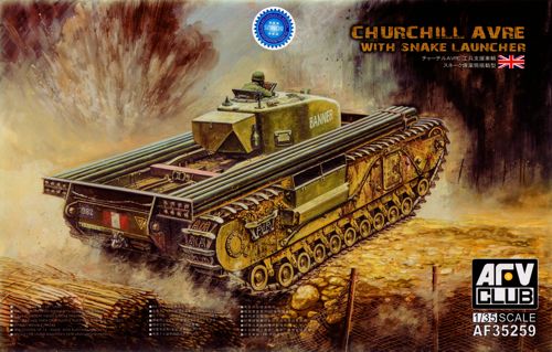 AFV Club AF35259 1:35 Churchill AVRE with Snake Launcher