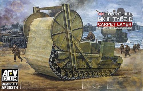 AFV Club AF35274 1:35 Churchill Mk.III TLC Carpet Layer Type D