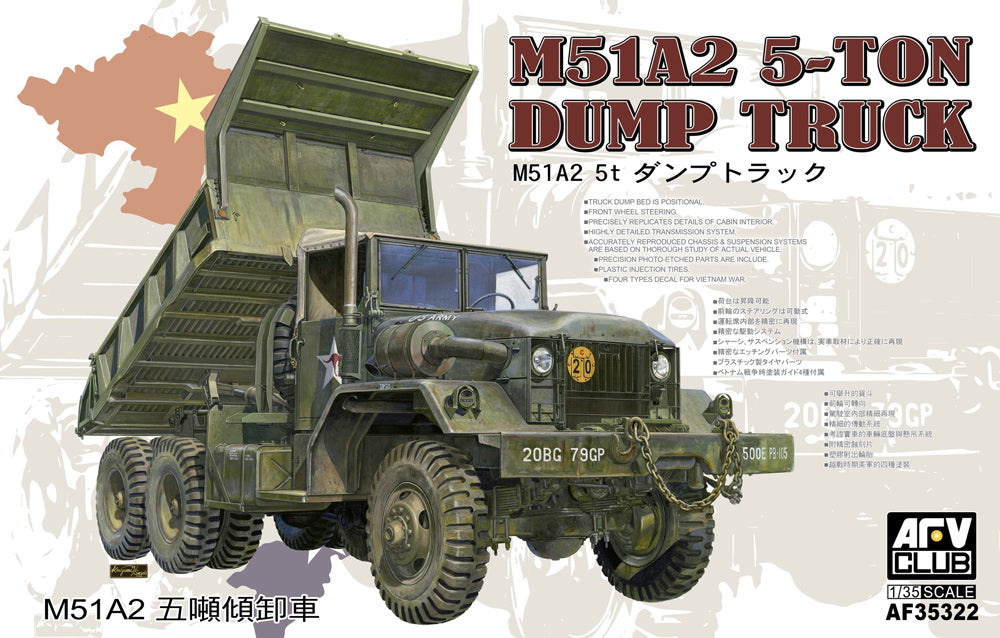 AFV Club AF35322 1:35 M51A2 5-Ton Dump Truck