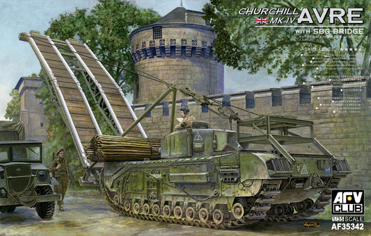 AFV Club AF35342 1:35 Churchill Mk IV AVRE with SBG Bridge