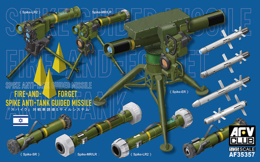 AFV Club AF35357 1:35 Israeli Army Spike Fire-and-Forget Anti-Tank Guided Missile