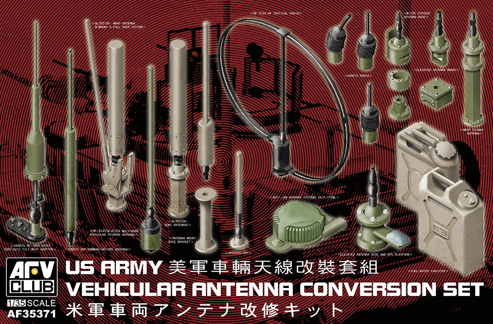 AFV Club AF35371 1:35 US Army Vehicular Antenna Conversion Set