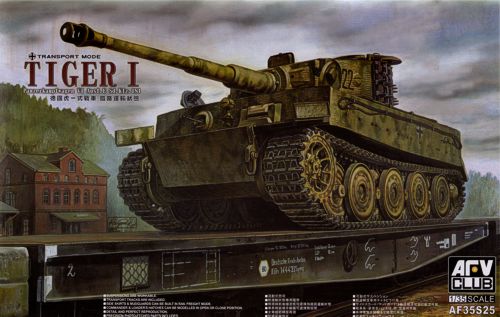 AFV Club AF35S25 1:35 Pz.Kpfw.VI Tiger I Late (Transport Mode)