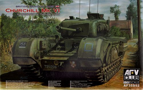 AFV Club AF35S52 1:35 Churchill Mk.VI/75mm Gun