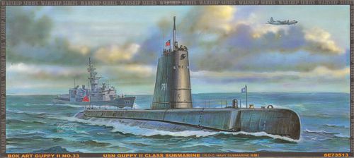 AFV Club SE73513 1:350 Guppy II U.S. Navy Submarine