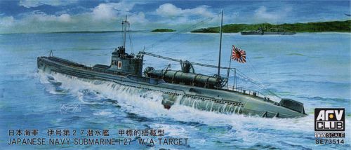 AFV Club SE73514 1:350 I-27 IJN with A-Target Midget Submarine