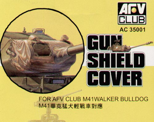 AFV Club AC35001 1:35 M41 Walker Bulldog Gun Shield Cover