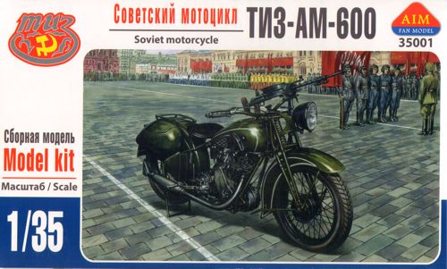 Aim Fan Model AFM35001 1:35 TIZ-AM-600 Soviet motorcycle