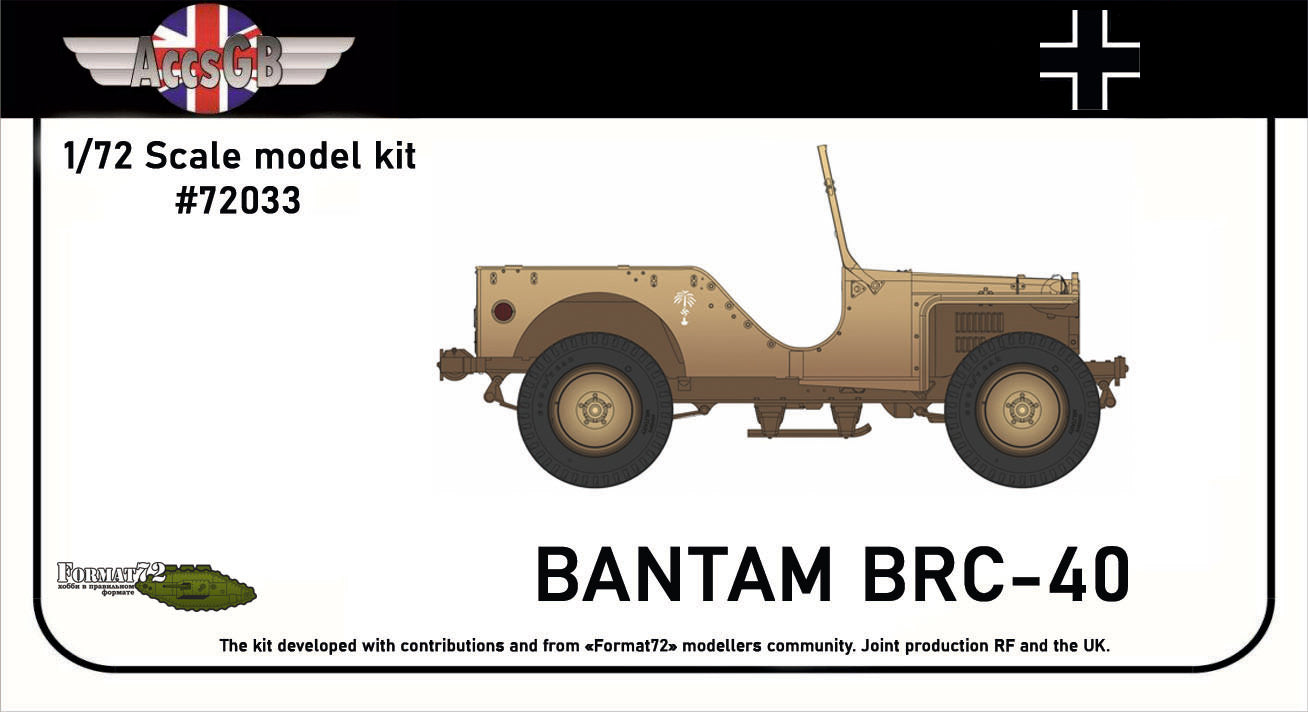 AGB AGB72033 1:72 Bantam BRC-40 DAK (German Africa Korps)