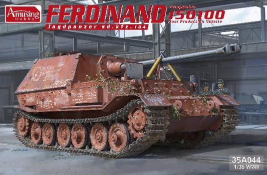 Amusing Hobby 35A044 1:35 Jagdpanzer Sd.kfz.184 Ferdinand No.150100 Final Production Vehicle