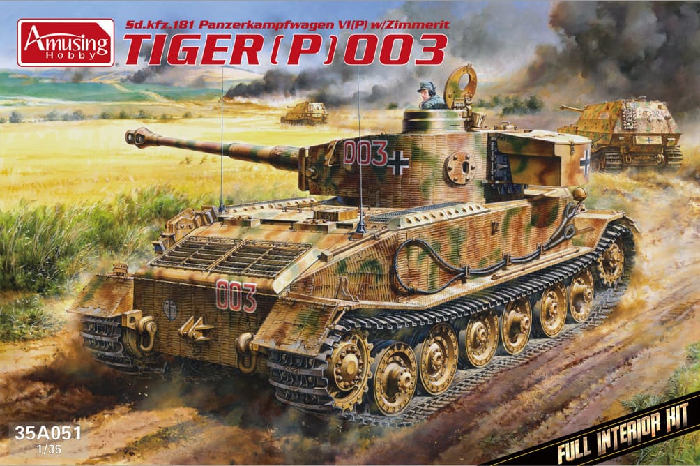 Amusing Hobby 35A051 1:35 Tiger (P) 003 Panzerbefehlswagen