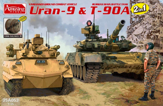 Amusing Hobby (WL) 35A053 1:35 Uran-9 & T-90A (2 in 1)