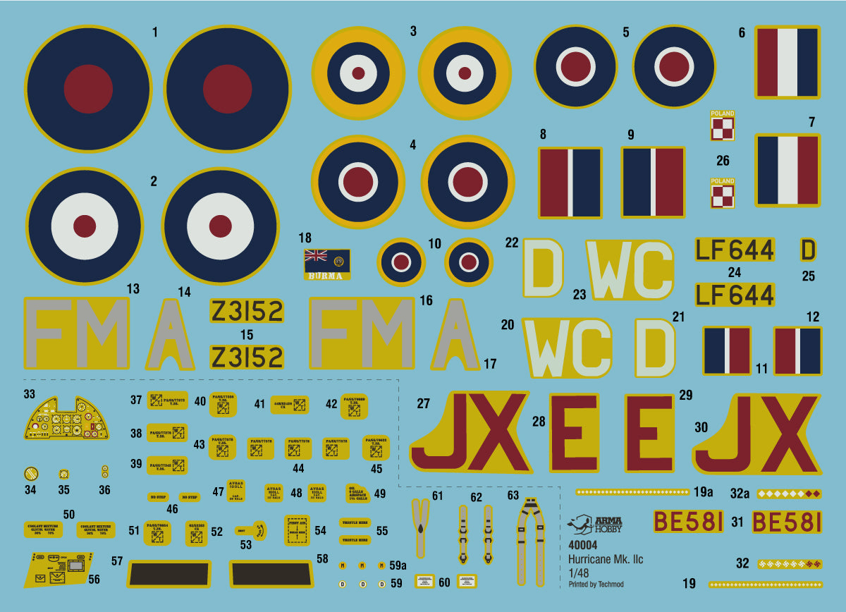 Arma Hobby 40004 1:48 Hawker Hurricane Mk.IIc