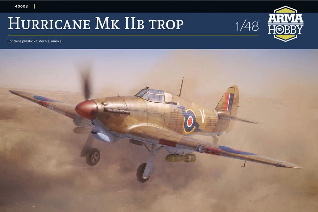 Arma Hobby 40008 1:48 Hawker Hurricane Mk.IIb trop