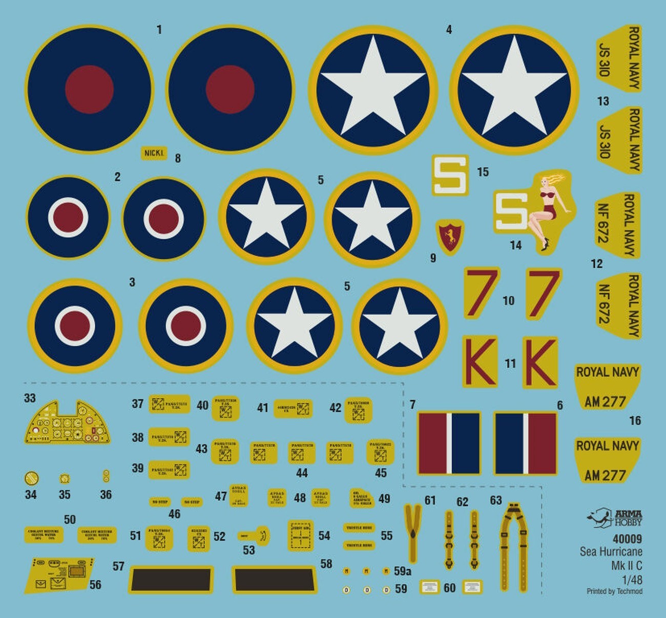 Arma Hobby 40009 1:48 Hawker Sea Hurricane Mk.IIc