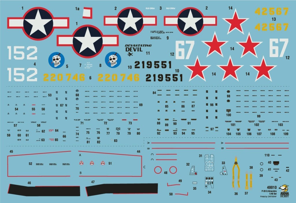 Arma Hobby 40010 1:48 Bell P-39Q Airacobra