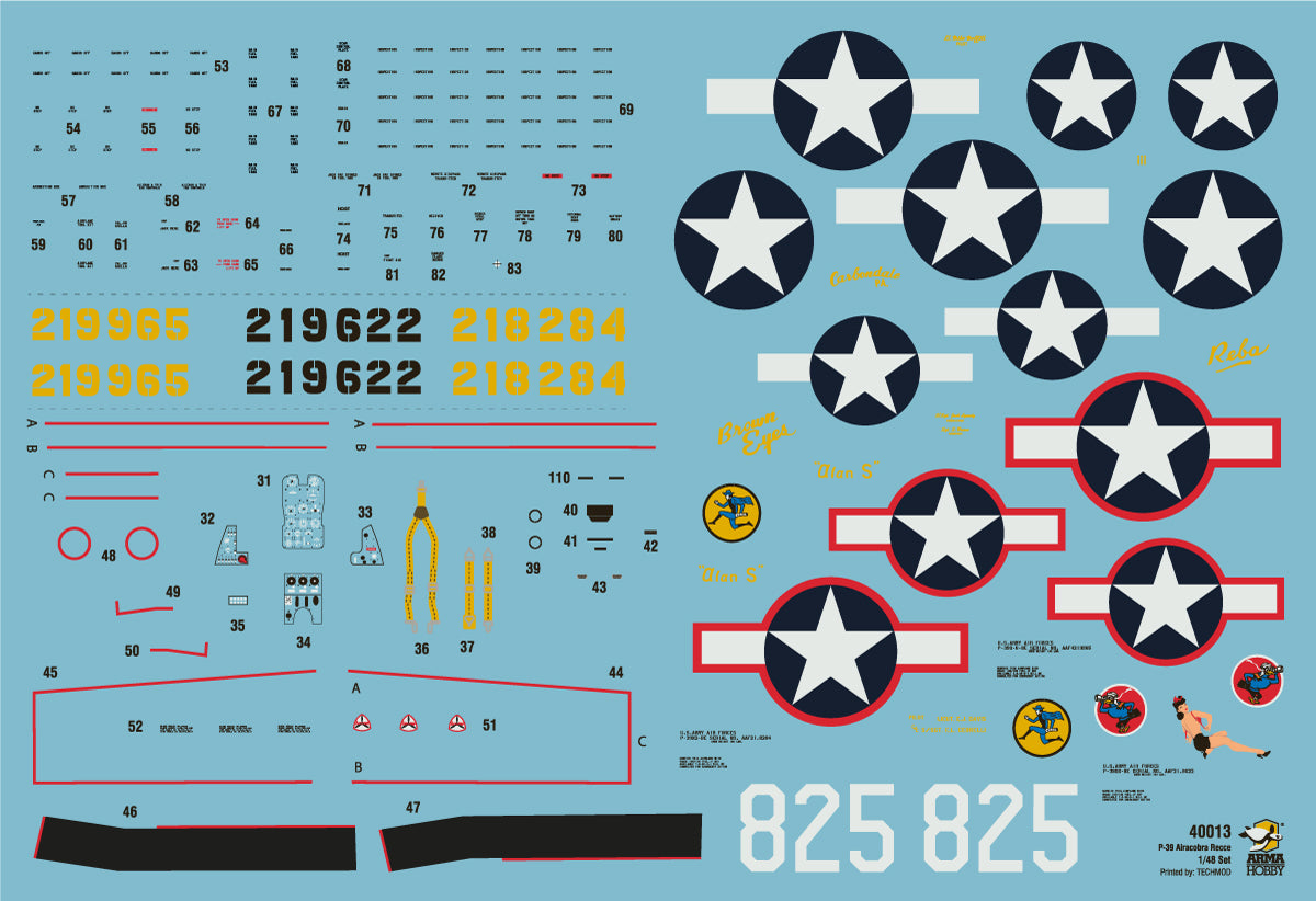 Arma Hobby 40013 1:48 Bell P-39 Airacobra RECON