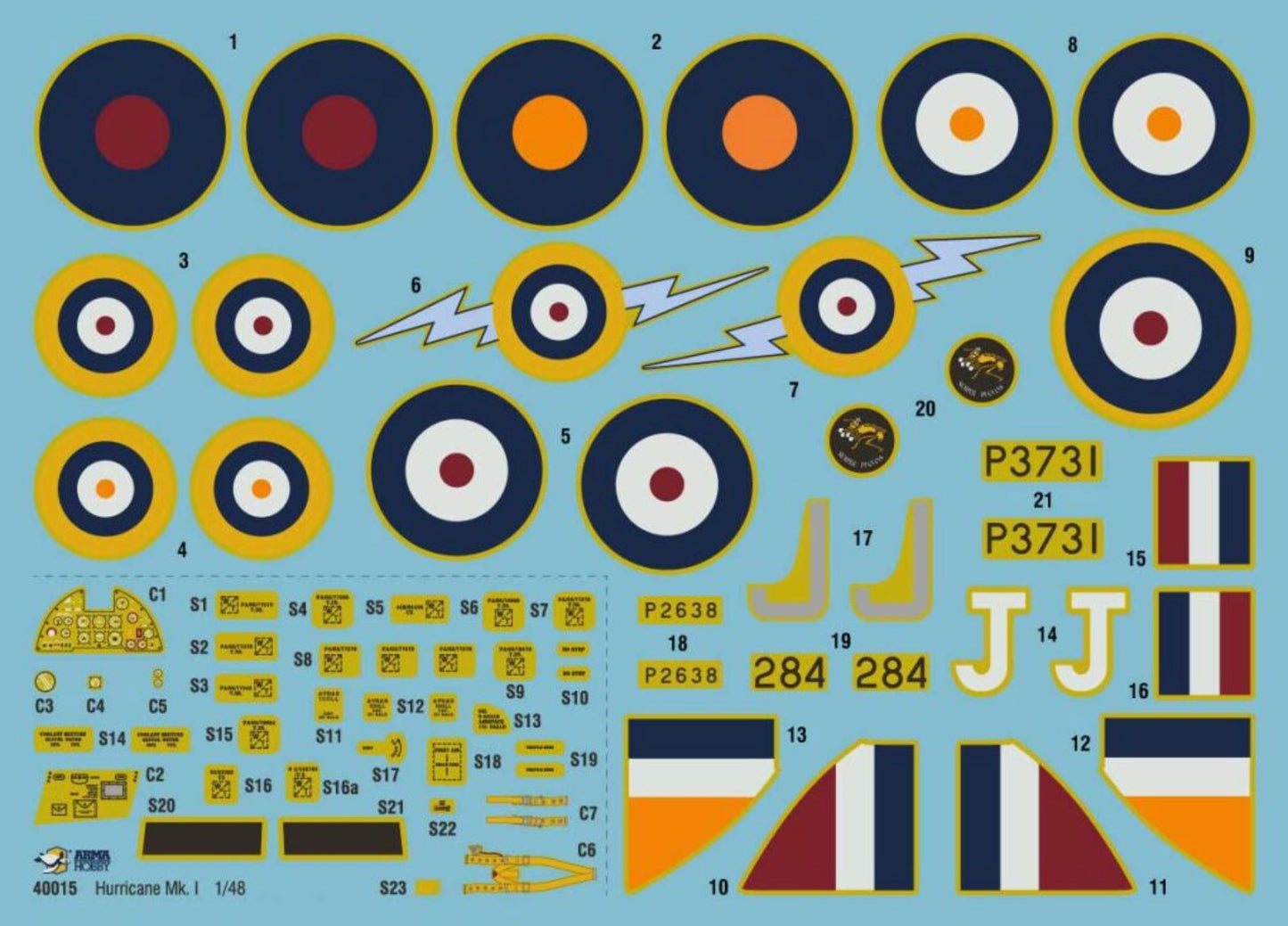 Arma Hobby 40016 1:48 Hawker Hurricane Mk.I trop