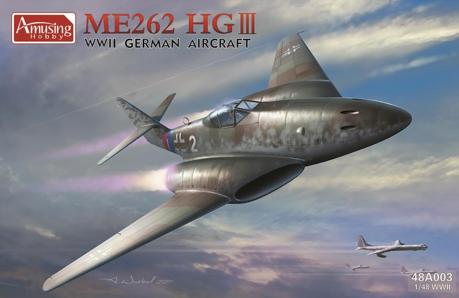 Amusing Hobby (WL) 48A003 1:48 Messerschmitt Me-262HG.III WWII German Aircraft