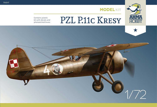 Arma Hobby 70017 1:72 PZL P.11c 'Kresy' Model Kit