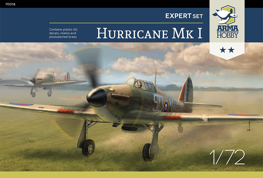 Arma Hobby 70019 1:72 Hawker Hurricane Mk.I Expert Set