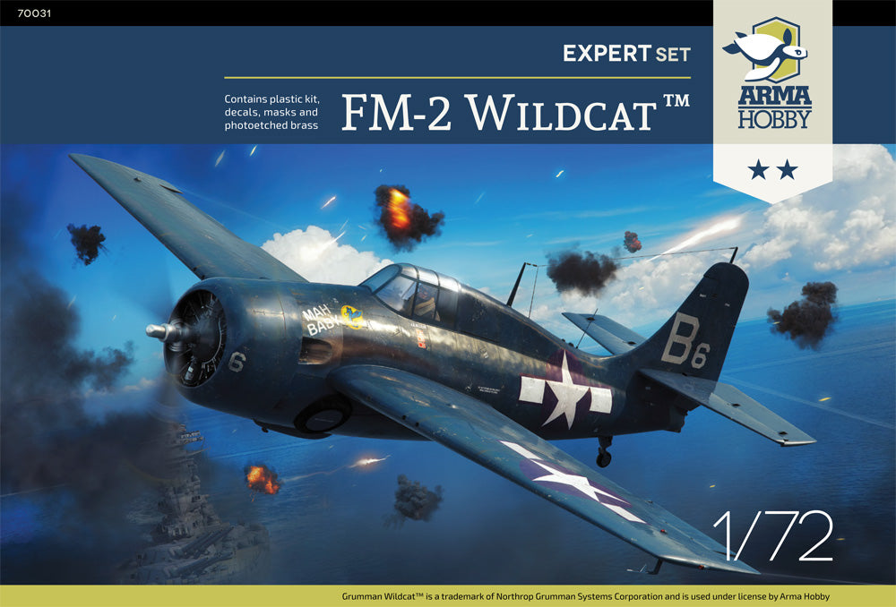 Arma Hobby 70031 1:72 General-Motors FM-2 Wildcat Expert Set