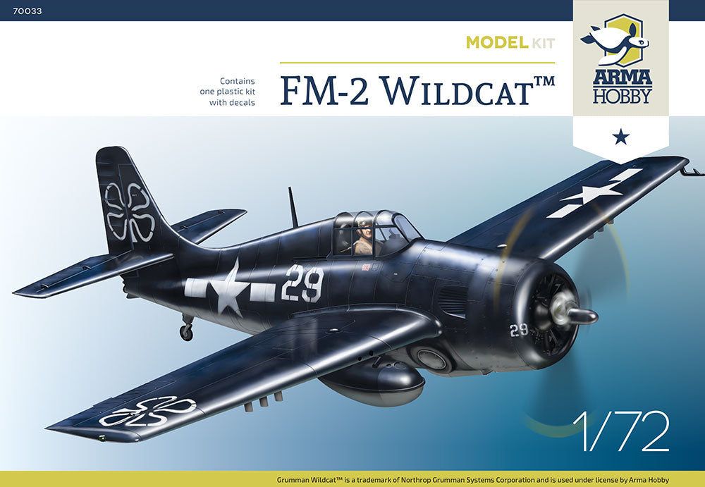 Arma Hobby 70033 1:72 General-Motors FM-2 Wildcat Model Kit