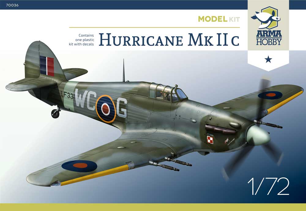 Arma Hobby 70036 1:72 Hawker Hurricane Mk.IIc