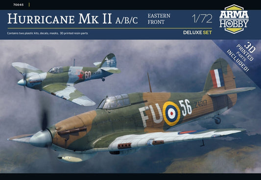 Arma Hobby 70045 1:72 Hawker Hurricane Mk.IIA/B/C 'Eastern Front' Deluxe Set