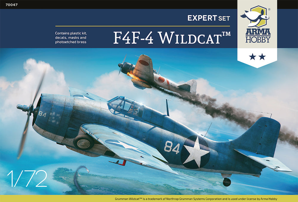 Arma Hobby 70047 1:72 Grumman F4F-4 Wildcat Expert Set