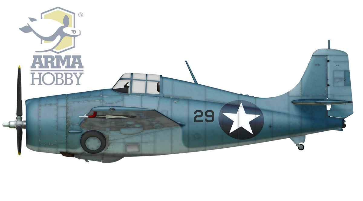 Arma Hobby 70049 1:72 Cactus Air Force Deluxe Set â Grumman F4F-4 Wildcat and Bell P-400/P-39D Airacobra over Guadalcanal