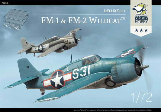 Arma Hobby 70050 1:72  General-Motors FM-1 & FM-2 Wildcat Deluxe Set double combo