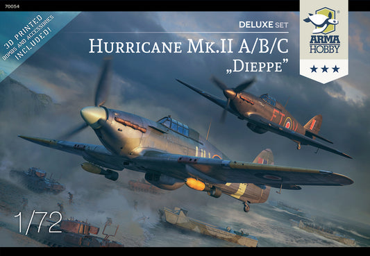 Arma Hobby 70054 1:72 Hawker Hurricane Mk.IIA/B/C Ã¢â¬ÅDieppeÃ¢â¬Â Deluxe Set