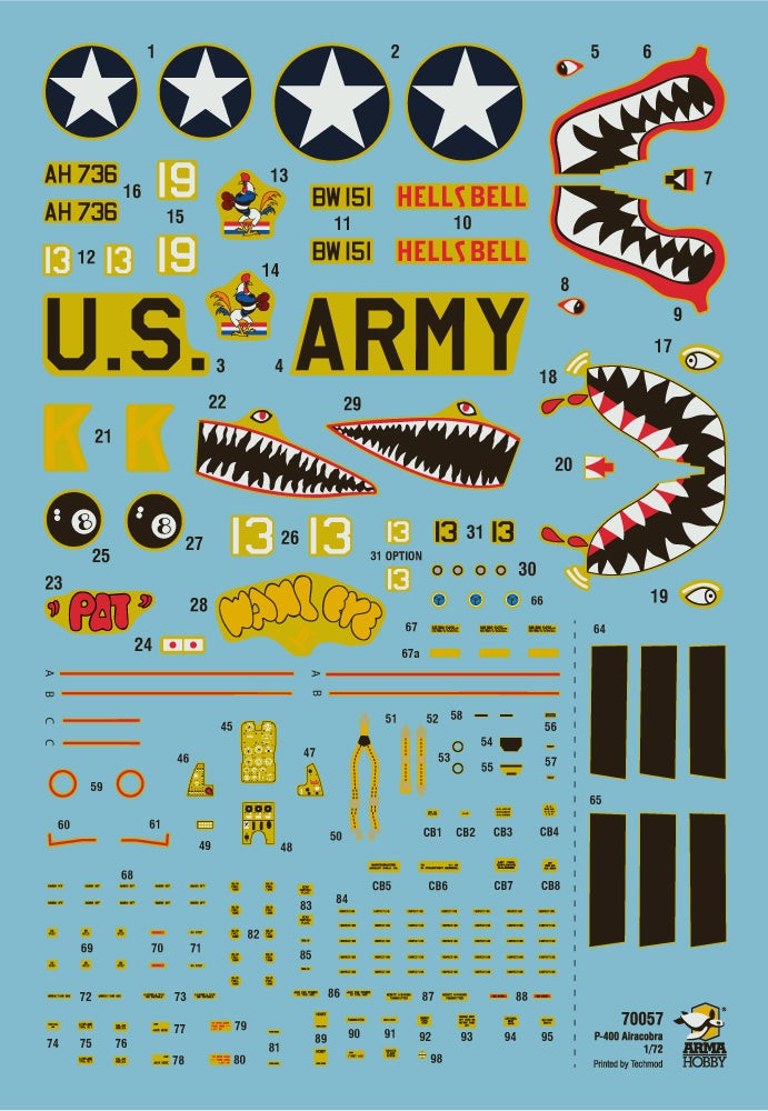 Arma Hobby 70057 1:72 Bell P-400 Airacobra