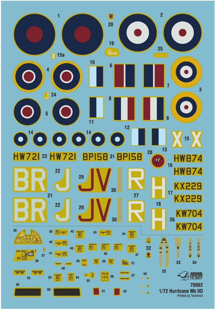 Arma Hobby 70062 1:72 Hawker Hurricane Mk.IID