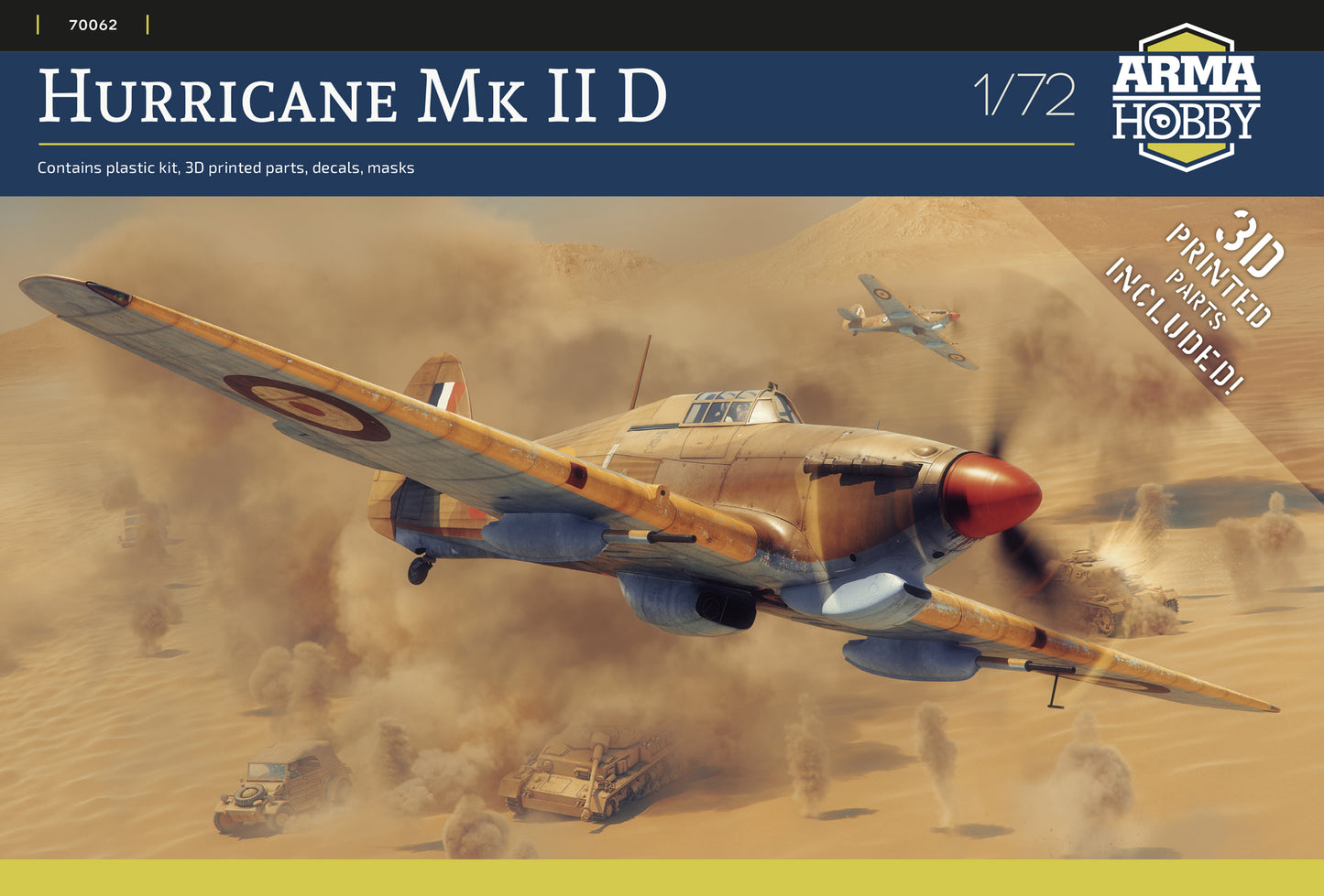 Arma Hobby 70062 1:72 Hawker Hurricane Mk.IID