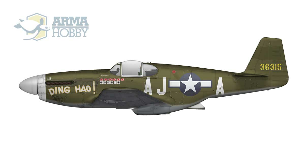 Arma Hobby 70067 1:72 P-51B/C Mustang