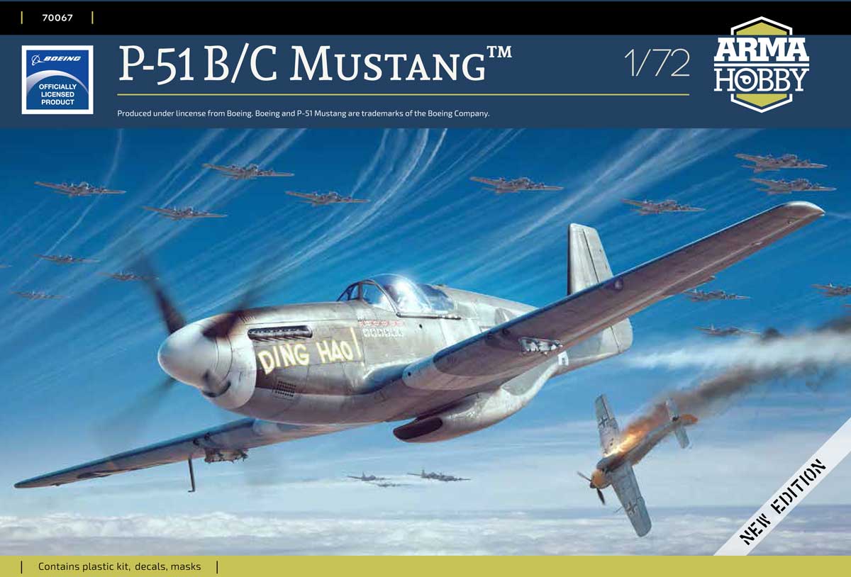 Arma Hobby 70067 1:72 P-51B/C Mustang