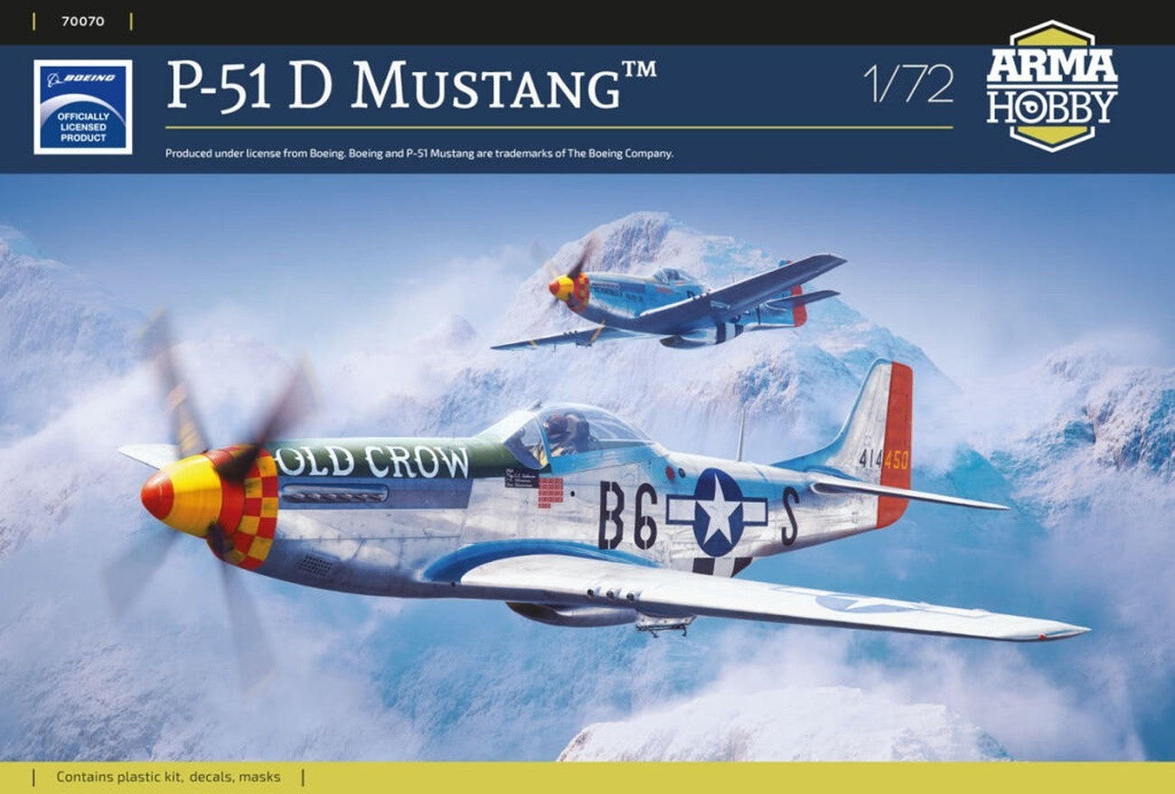 Arma Hobby AH70070 1:72 North-American P-51D Mustang