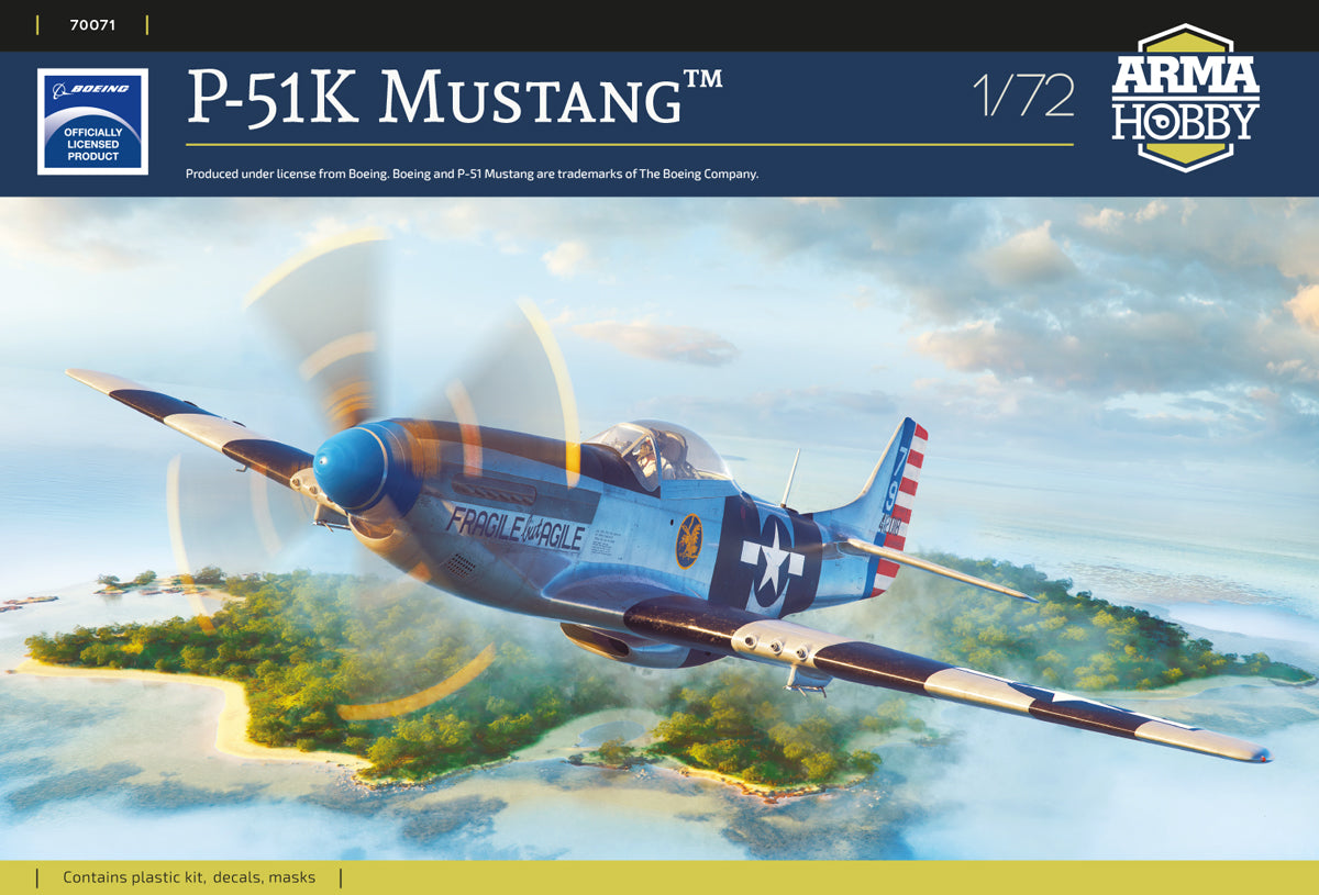 Arma Hobby AH70071 1:72 North-American P-51K Mustang