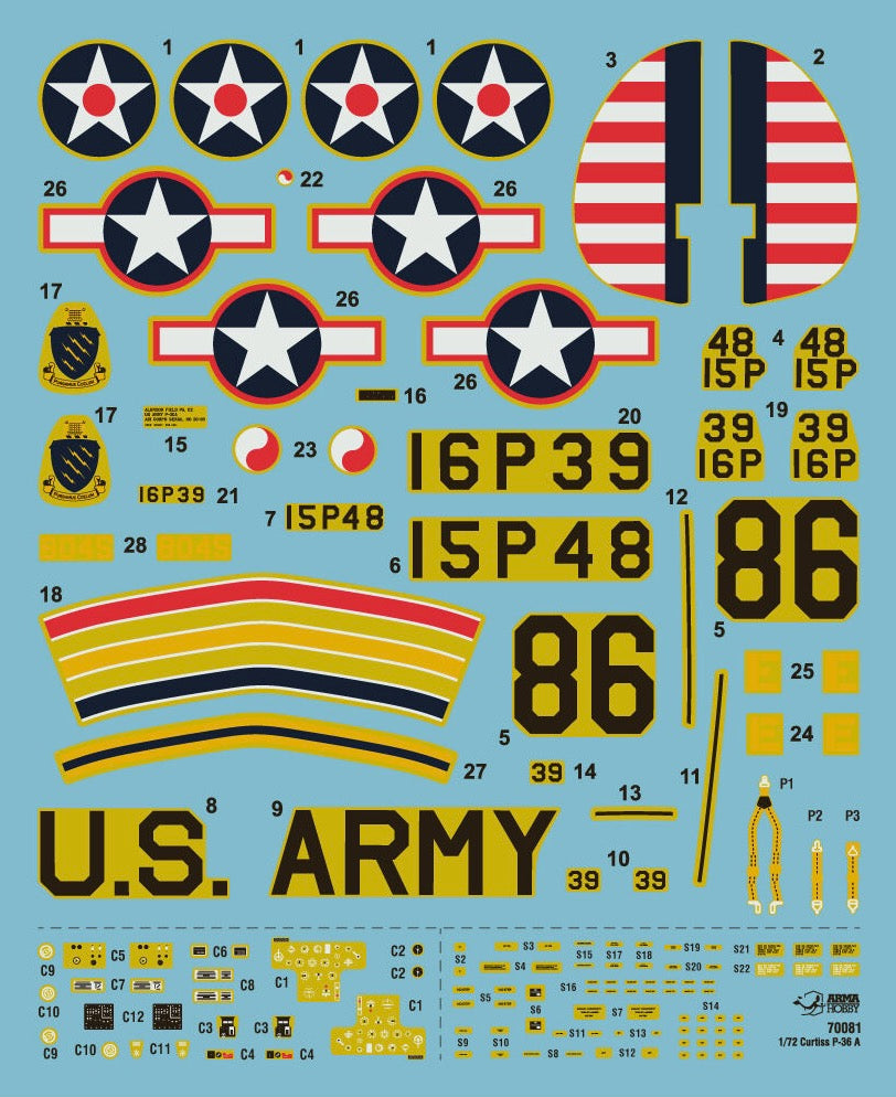 Arma Hobby 70081 1:72 Curtiss P-36A